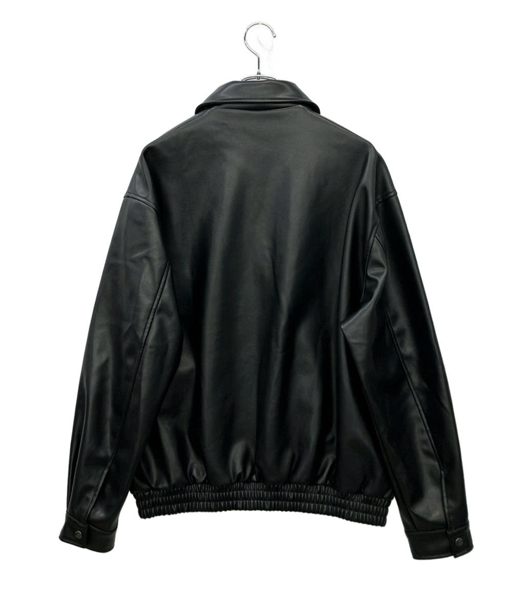美品 KHI (KH INDUSTRY フェイクレザージャケット メンズ SIZE L ケーエイチインダストリー