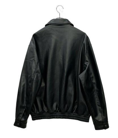 美品 KHI (KH INDUSTRY フェイクレザージャケット メンズ SIZE L ケーエイチインダストリー