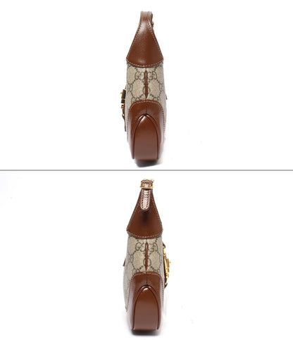 美品 GUCCI 2WAYハンドバッグ ショルダーバッグ 斜め掛け GGスプリーム ジャッキー1961 レディース グッチ