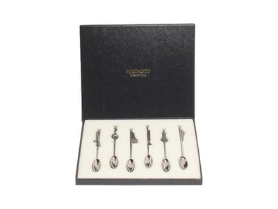 美品 ミキモトインターナショナル スプーン 楽器モチーフ 6点セット MIKIMOTO international
