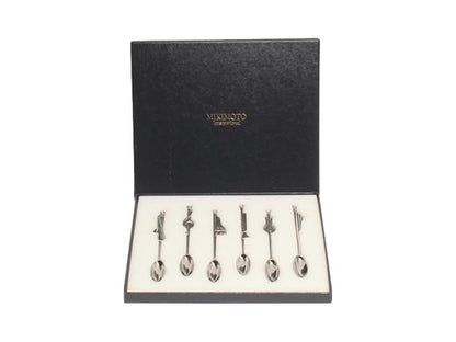 美品 ミキモトインターナショナル スプーン 楽器モチーフ 6点セット MIKIMOTO international