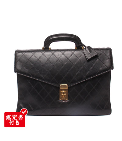CHANEL ビジネスバッグ ブリーフケース 1番台 ラムスキン ビコローレ メンズ シャネル