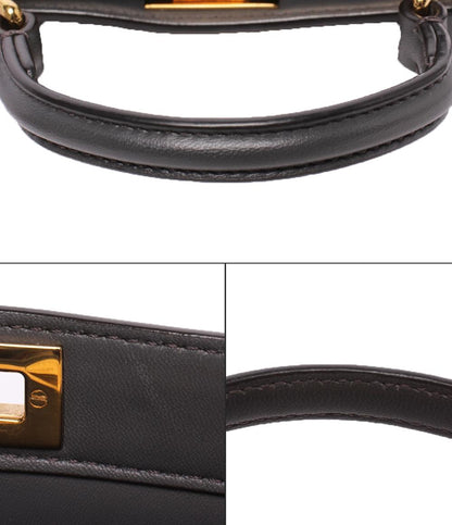 美品 FENDI 2wayハンドバッグ ショルダーバッグ 斜め掛け アイシーユー プチ レディース フェンディ