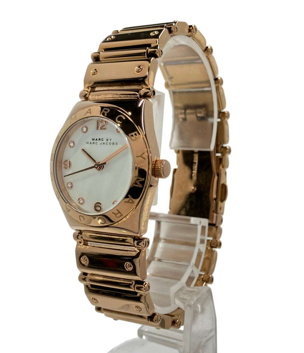 MARC BY MARC JACOBS 腕時計 クオーツ ホワイト MBM8559 レディース マークバイマークジェイコブス