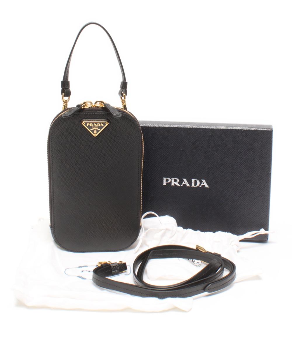 美品 プラダ 2way スマホケース スマホショルダーバッグ 1DH030 QHH レディース PRADA