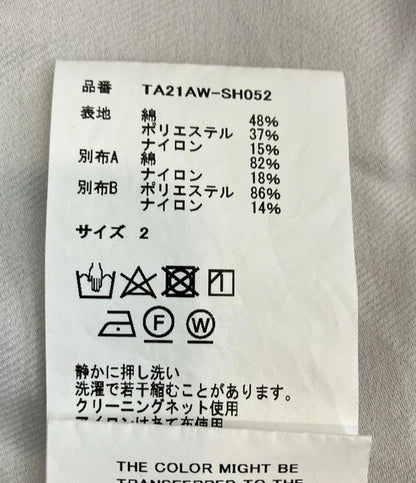 TAAKK 長袖シャツ DOUBLE COACH SHIRT TA21AWSH052 メンズ SIZE 2 (M) ターク