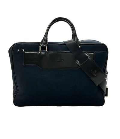 美品 LANVIN collection 2way ビジネスバッグ ブリーフケース ショルダーバッグ 斜め掛け メンズ ランバン コレクション