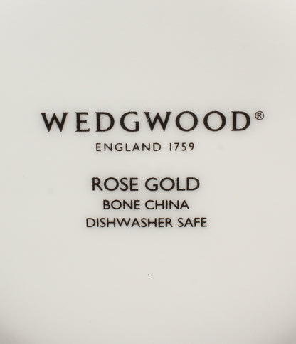 美品 WEDGWOOD ティーポット カップ＆ソーサー 2点セット ローズ ゴールド ウエッジウッド