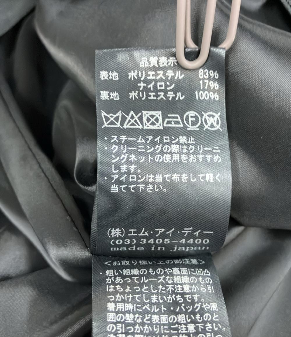 エムプルミエブラック ナイロンフレアミディアムスカート レディース SIZE 36 (XS) M-PremierBLACK