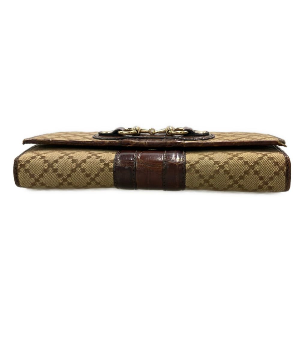 GUCCI 長財布 ディアマンテ柄 ホースビット 245756 3661 レディース グッチ
