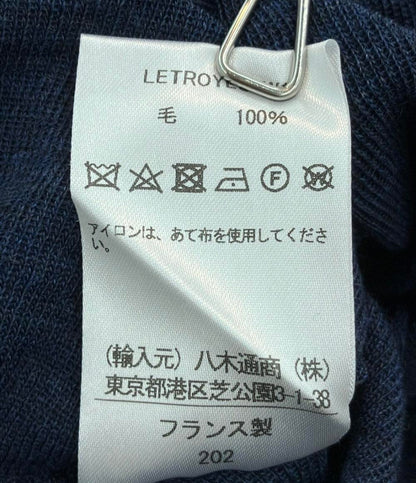 ルトロワ クルーネック長袖ニット メンズ SIZE 4 (M) Letroyes