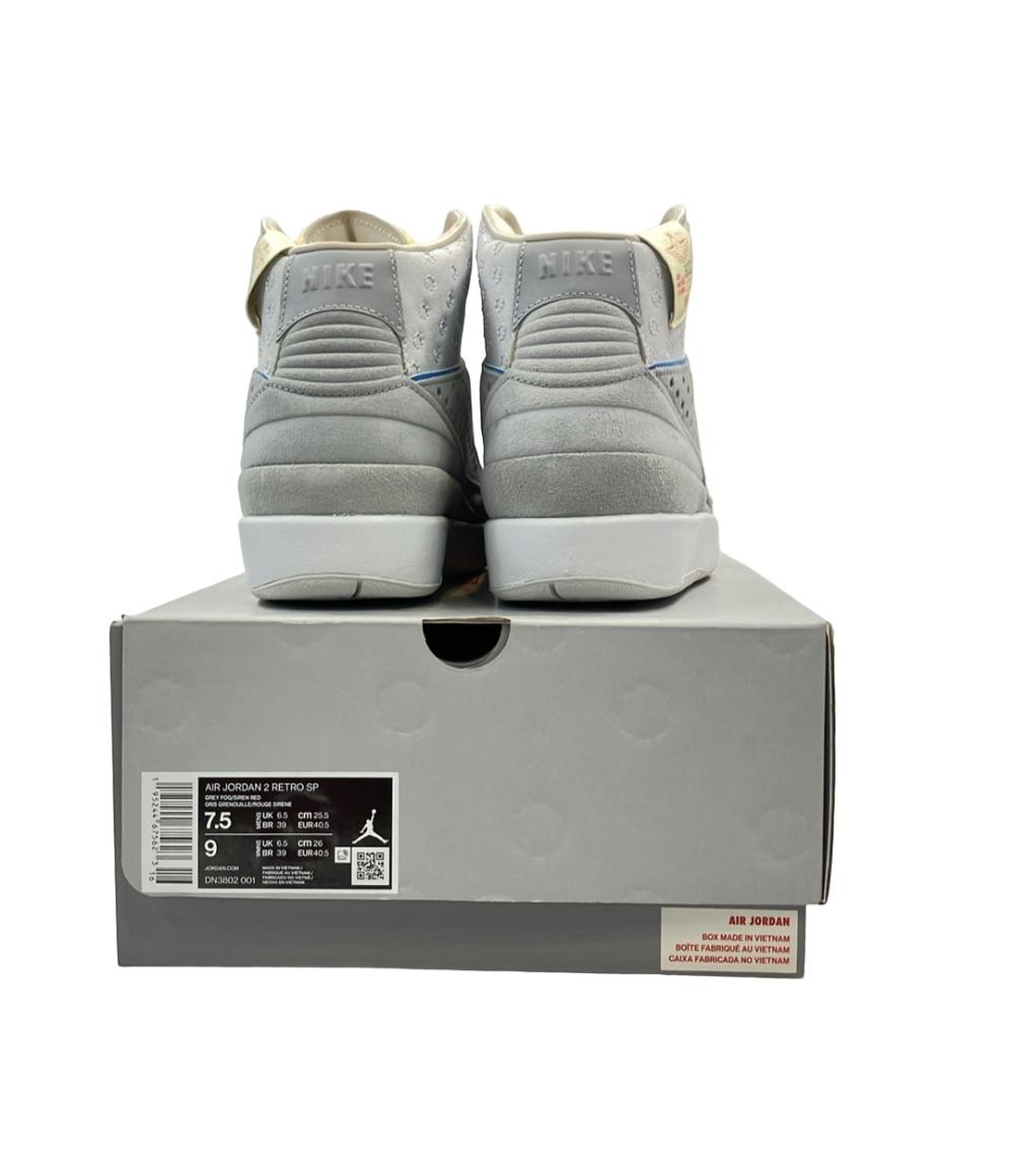 美品 NIKE ハイカットスニーカー × UNION AIR JORDAN 2 RETRO SP