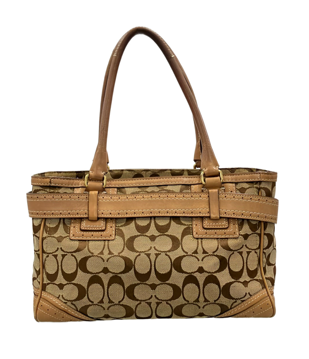 COACH トートバッグ ショルダーバッグ 肩掛け シグネチャー F10507