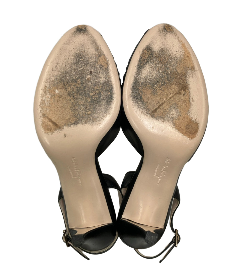 Salvatore Ferragamo バックストラップサンダル DS 12239 レディース SIZE 5.5 サルヴァトーレフェラガモ