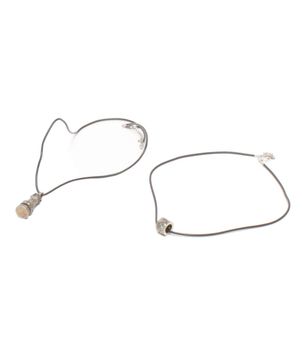 ネックレス SV925 韓流ドラマ 夏の香り ペア 2点セット レディース