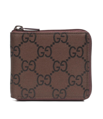 美品 GUCCI ラウンドファスナー二つ折り財布 034 1408 0801 メンズ グッチ