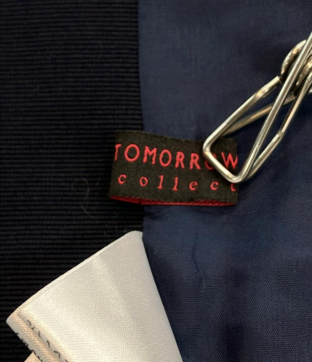 TOMORROWLAND ジレ ベスト カーディガン フルールボーダー フロンタブルジレ 14-07-51-07153 レディース SIZE 36 (XS) トゥモローランド