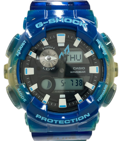 CASIO 腕時計 G-LIDE G-SHOCK クオーツ ブラック GAX-100MSA メンズ カシオ