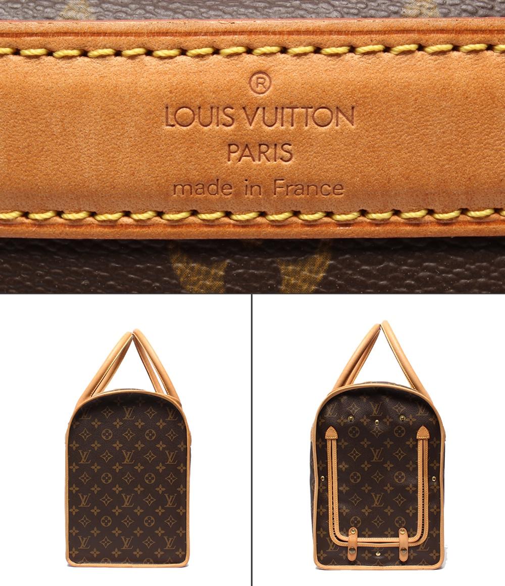 ルイ・ヴィトン キャリーバッグ ペットキャリー  メッシュ ウインドウ付き サック シヤン50 モノグラム M42021 レディース LOUIS VUITTON