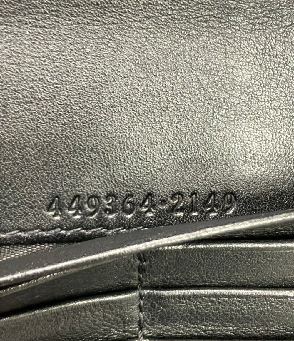 GUCCI ラウンドファスナー二つ折り長財布 マイクログッチシマ 449364 2149 レディース グッチ