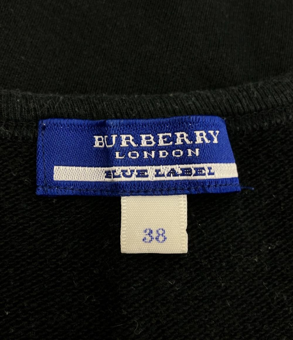 バーバリーブルーレーベル 長袖ロゴTシャツ FA585-122-09 レディース SIZE 38 (S) BURBERRY BLUE LABEL