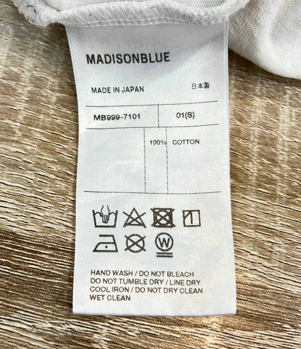 MADISONBLUE 半袖Tシャツ HELLO MB999-7101 レディース SIZE S マディソンブルー