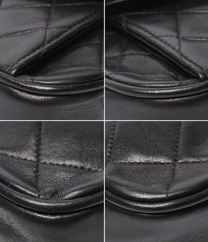 CHANEL チェーンショルダーバッグ ミニマトラッセ ゴールド金具 ラムスキン 2番台 レディース シャネル