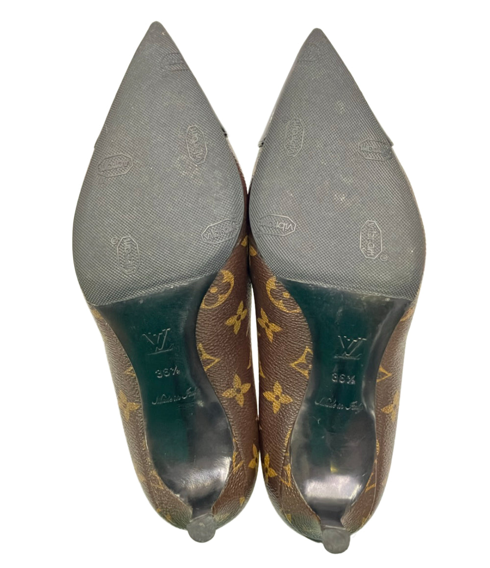 LOUIS VUITTON モノグラムポインテッドトゥパンプス MA0176 M レディース SIZE 36 1/2 ルイ・ヴィトン