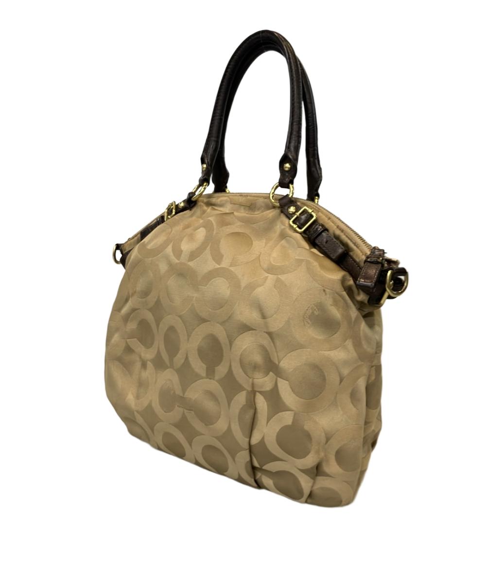 COACH 2WAY ハンドバッグ ショルダーバッグ 斜め掛け オプアート 18649 レディース コーチ