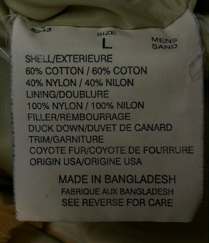 WOOLRICH ダウンジャケット ファー アークティックパーカー メンズ SIZE L ウールリッチ