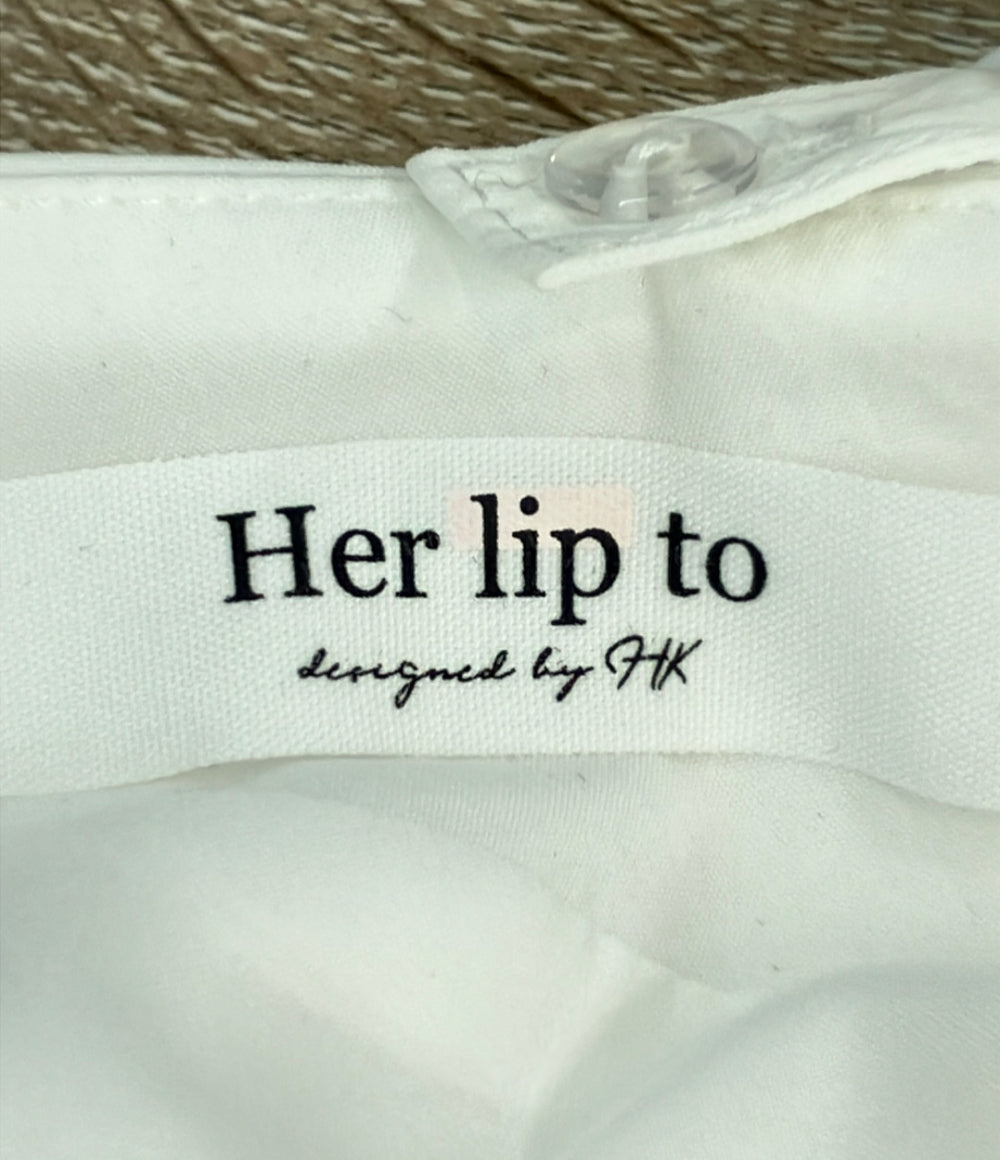 Her lip to ノースリーブワンピース 26SS Mia Volume Sleeve Dress 1261305099 レディース SIZE M ハーリップトゥ