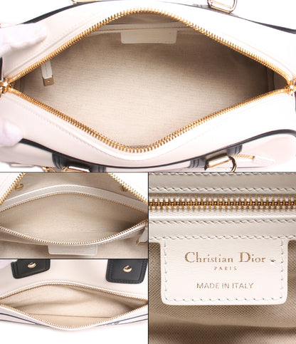 クリスチャンディオール 2wayレザーボストンバッグ ハンドバッグ Vibe Small Bowling Bag カーフスキン レディース Christian Dior