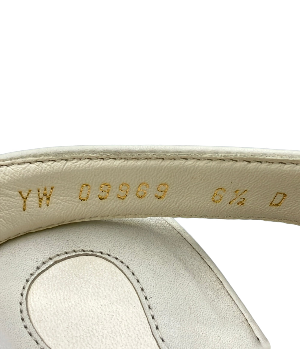 Salvatore Ferragamo オープントゥサンダル ウェッジソール ガンチーニ YW 09969 レディース SIZE 6.5 サルヴァトーレフェラガモ
