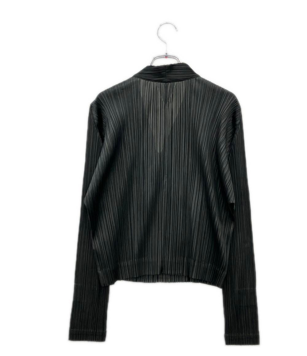 PLEATS PLEASE 長袖 カーディガン レディース SIZE 4 プリーツプリーズ