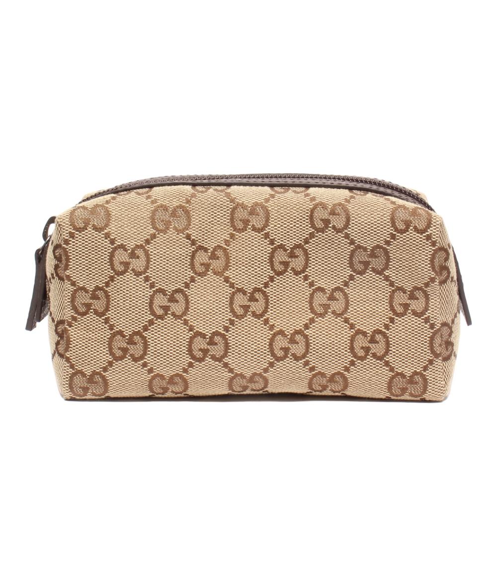 美品 グッチ ポーチ GGキャンバス 29 596 205027 レディース GUCCI