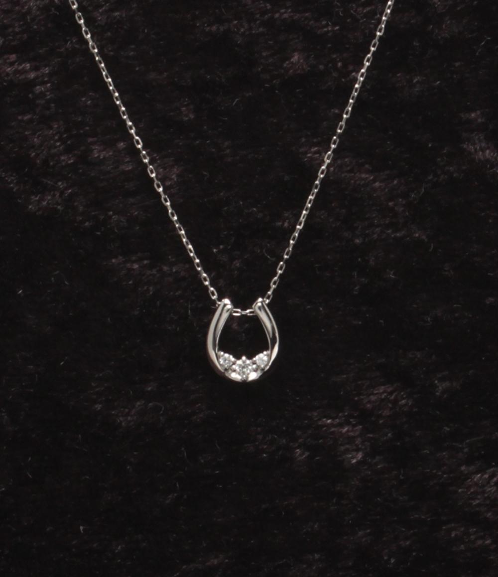 美品 canal4℃ ネックレス Pt850 ダイヤ 3P レディース カナルヨンドシー