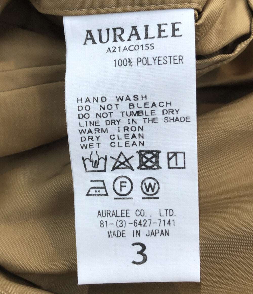 オーラリー  ノーカラーコート      メンズ SIZE 3 (XL以上) AURALEE