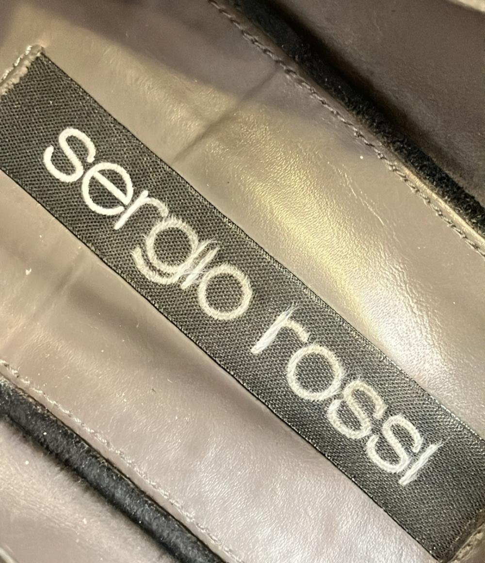 Sergio Rossi フラットシューズ スエード メンズ SIZE 8 1/2 (M
