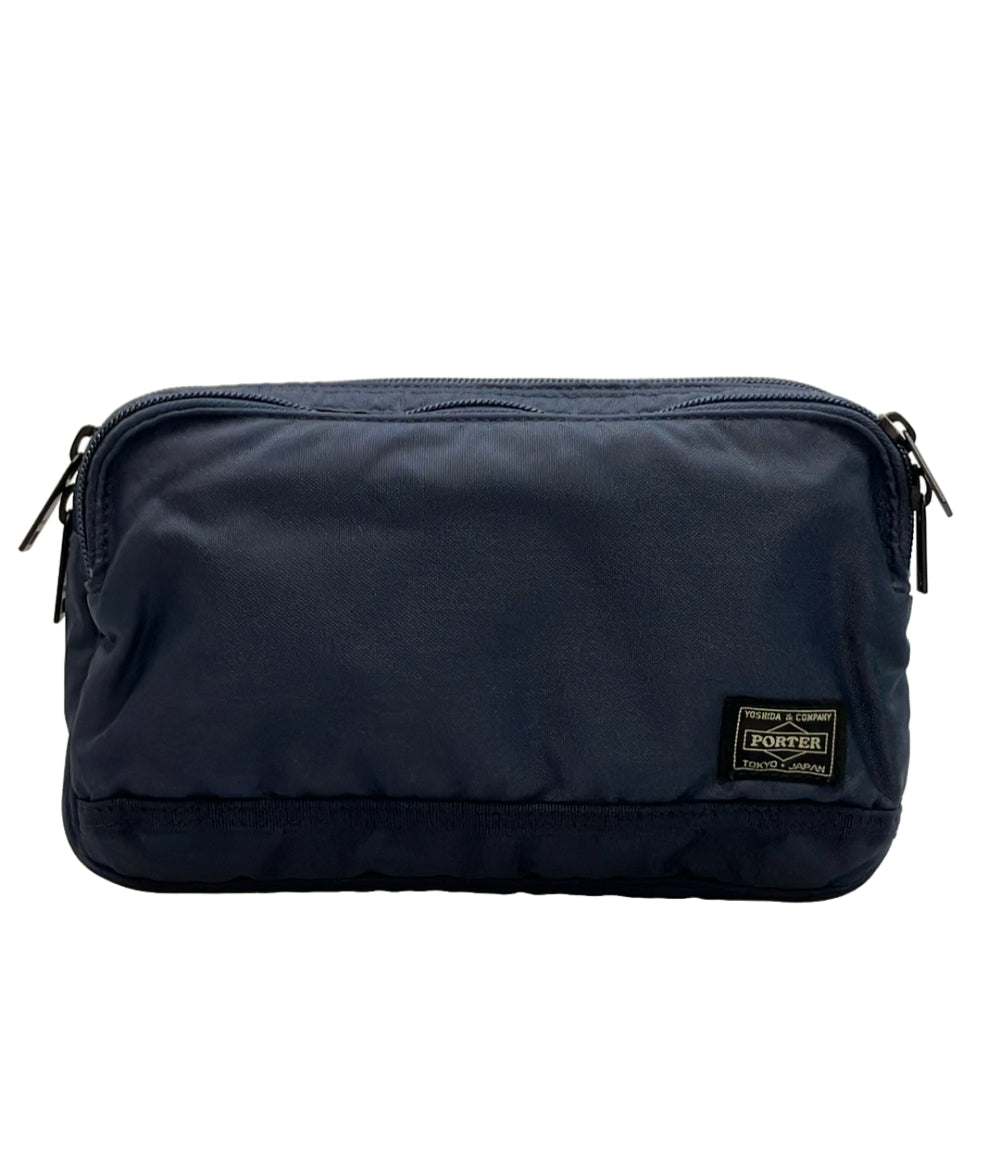 美品 PORTER ウエストバッグ ボディバッグ フラッシュ メンズ ポーター