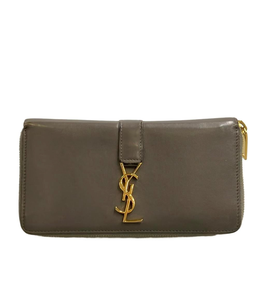 SAINT LAURENT PARIS ラウンドファスナー長財布 414570 レディース