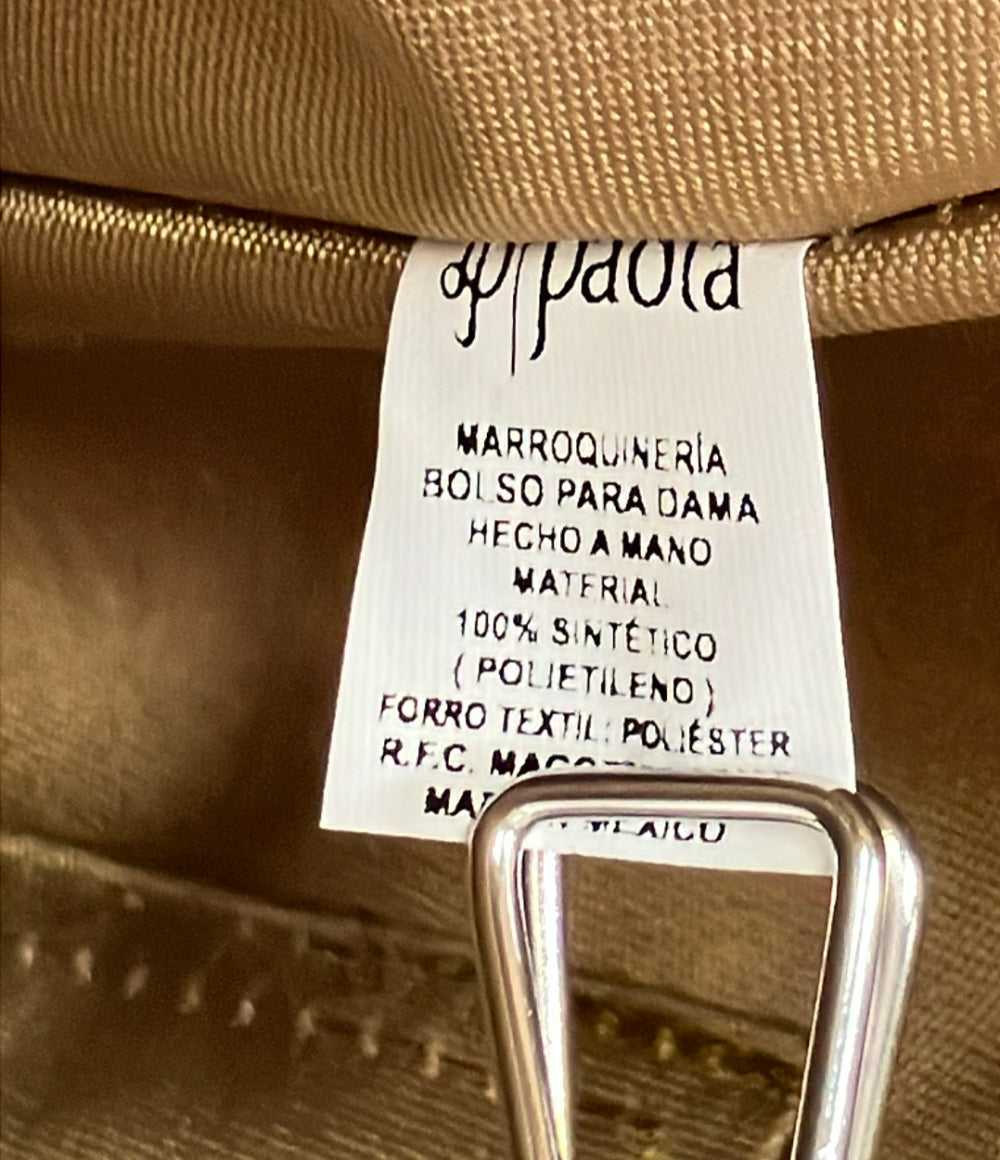 美品 lady paola トートバッグ メルカドバッグ カゴバッグ レディース レディ パオラ