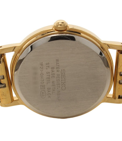 SEIKO 腕時計 スピリット クオーツ ホワイト 1F21-OH70 レディース セイコー