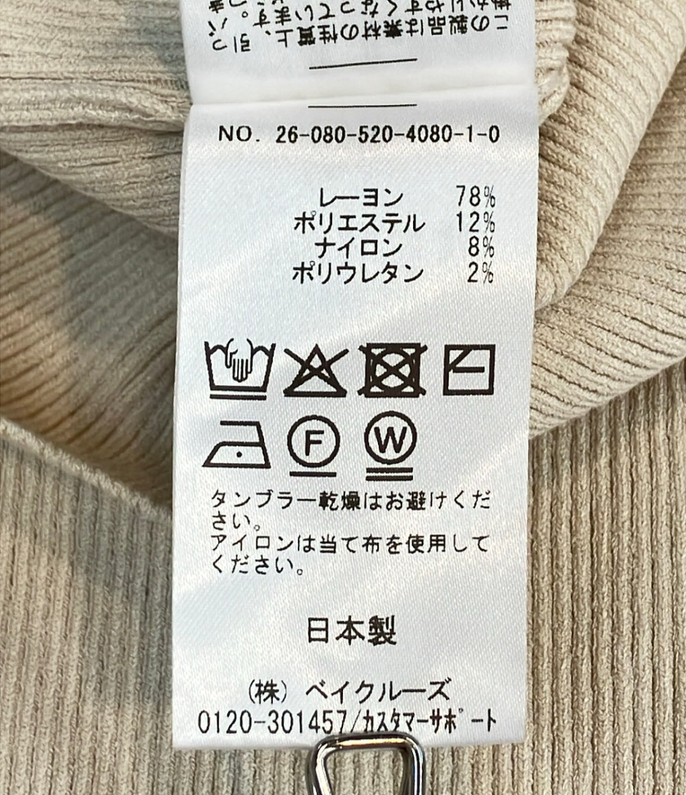 美品 MUSE 半袖 クルーネック プルオーバー レディース ミューズ