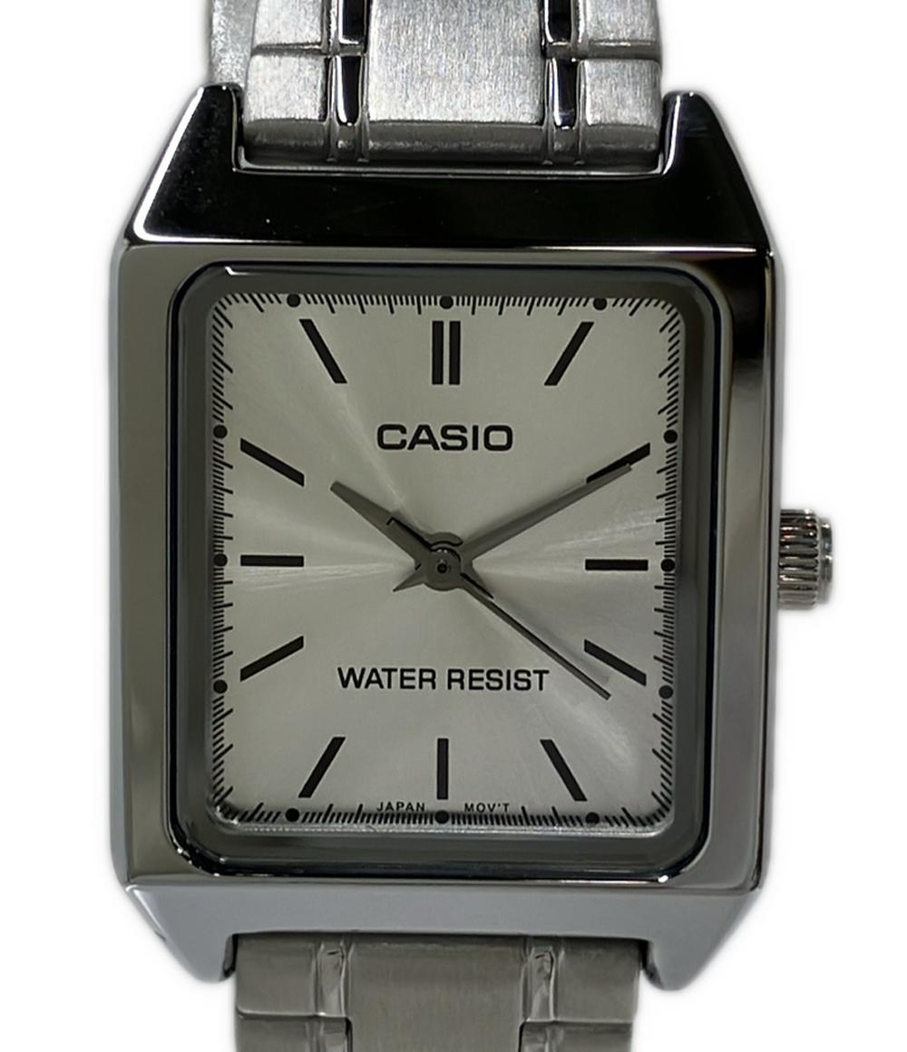 美品 CASIO 腕時計 クオーツ シルバー LTP-V007 レディース カシオ