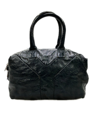 YVES SAINT LAURENT ミニボストンバッグ ハンドバッグ エナメル イージー 208315 213317 レディース イヴ・サンローラン