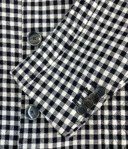 美品 ETRO ギンガムチェックチェスターコート メンズ SIZE 46 (M) エトロ