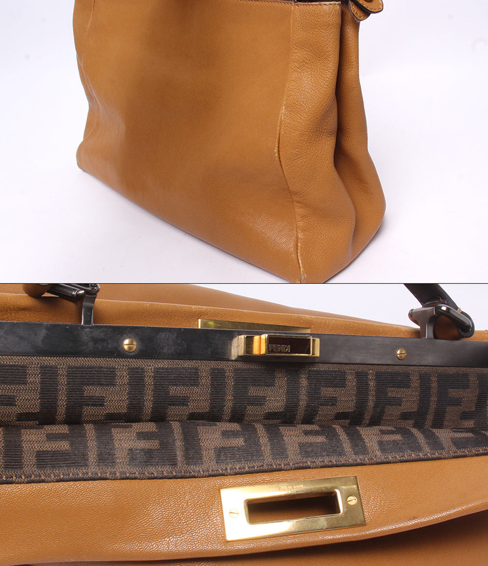 FENDI 2WAY ハンドバッグ ショルダーバッグ 肩掛け ピーカブー レディース フェンディ