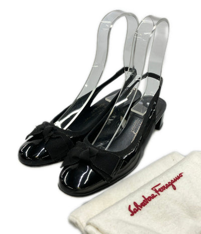 Salvatore Ferragamo バックバンドパンプス レディース SIZE 6.5 サルヴァトーレフェラガモ