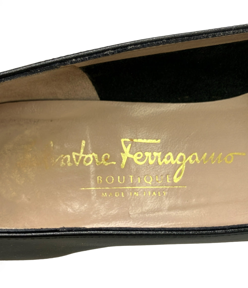 Salvatore Ferragamo ラウンドトゥパンプス DL 50084 249 レディース SIZE 6 サルヴァトーレフェラガモ