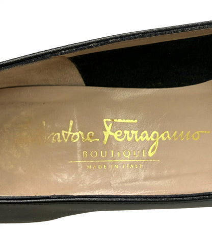 Salvatore Ferragamo ラウンドトゥパンプス DL 50084 249 レディース SIZE 6 サルヴァトーレフェラガモ